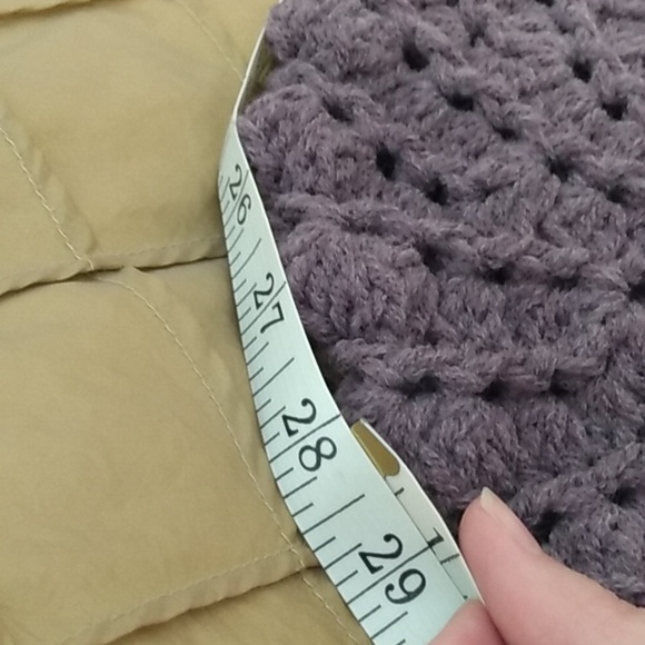 Women's Small Lavender Handmade Crocheted Spiral Beret - Picture 5 of 8